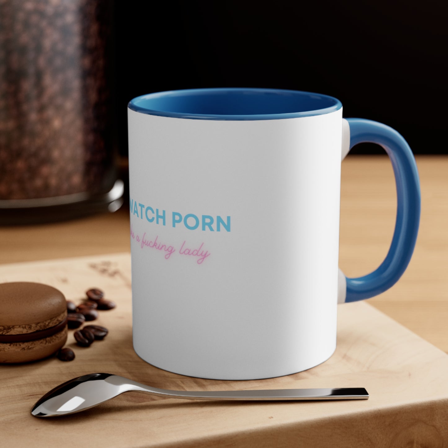 I don't watch porn, I read it like a lady mug