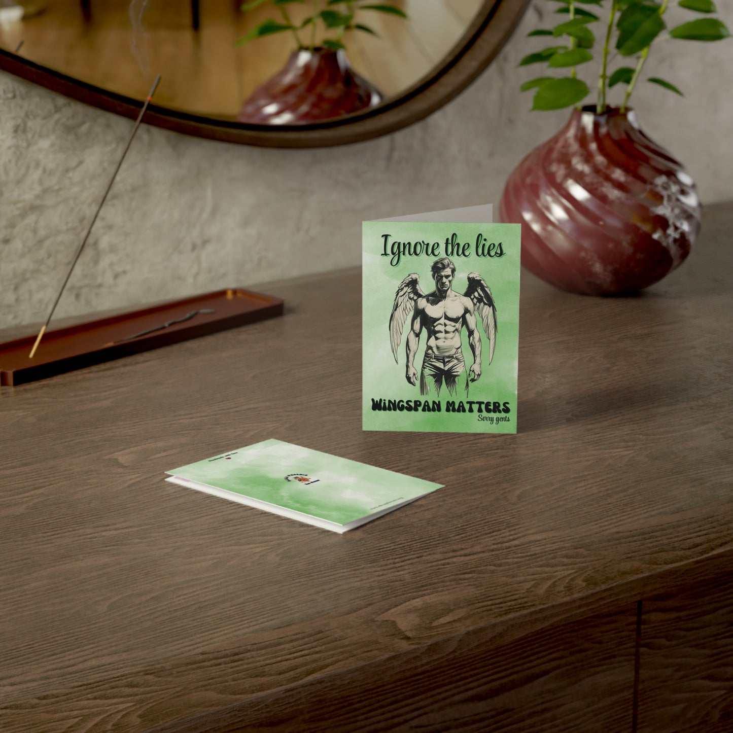 Wingspan Matters Greeting Card With A Book Review Insert